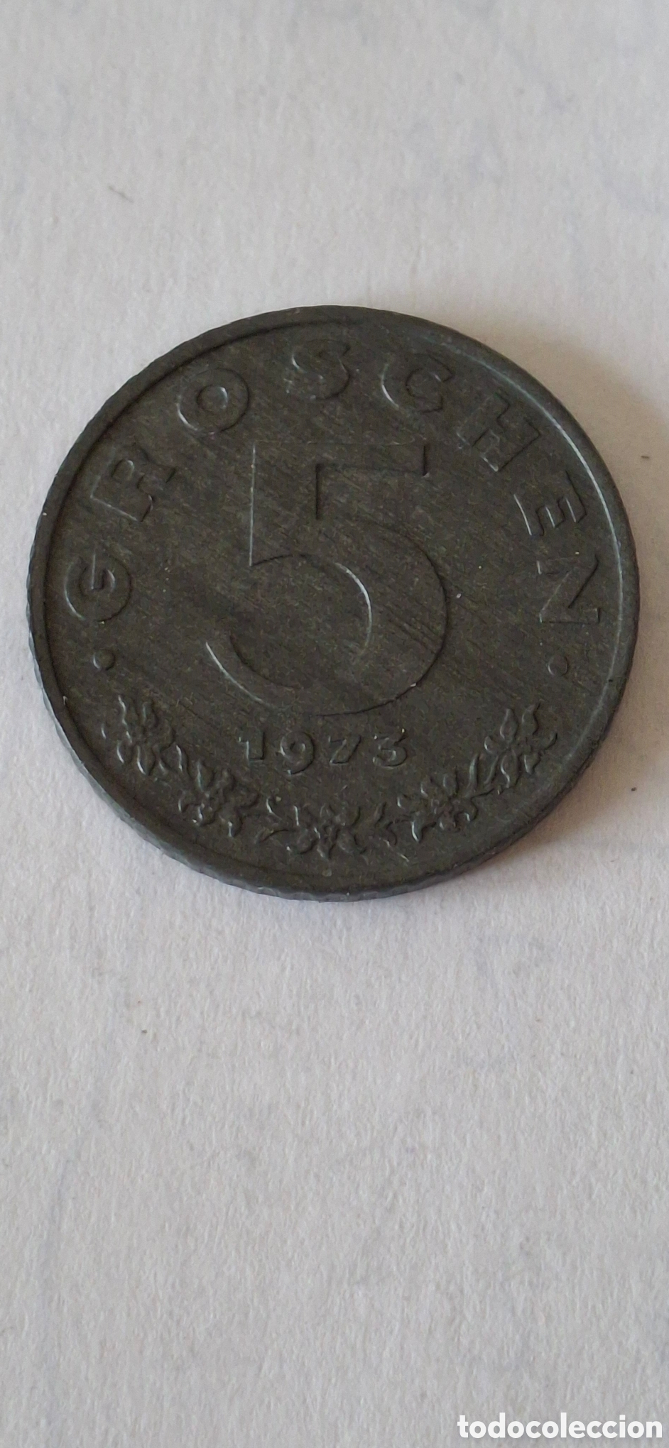 Monedas antiguas de Europa: 5 Groschen 1973 Austria - Foto 1