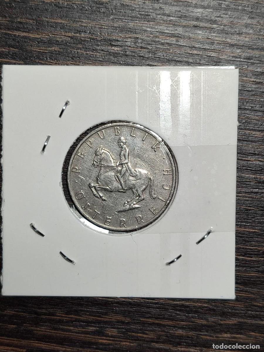 Monedas antiguas de Europa: 5 chelines plata 1968 Austria UNC - Foto 2