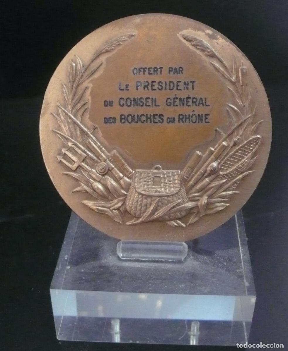 Monedas antiguas de Europa: MEDALLA DE BRONCE FRANCESA - Foto 2