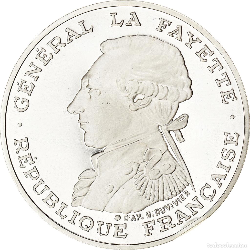 Moedas antigas da Europa: [#844456] Moneda, Francia, La Fayette, 100 Francs, 1987, FDC, Plata, KM:P991a