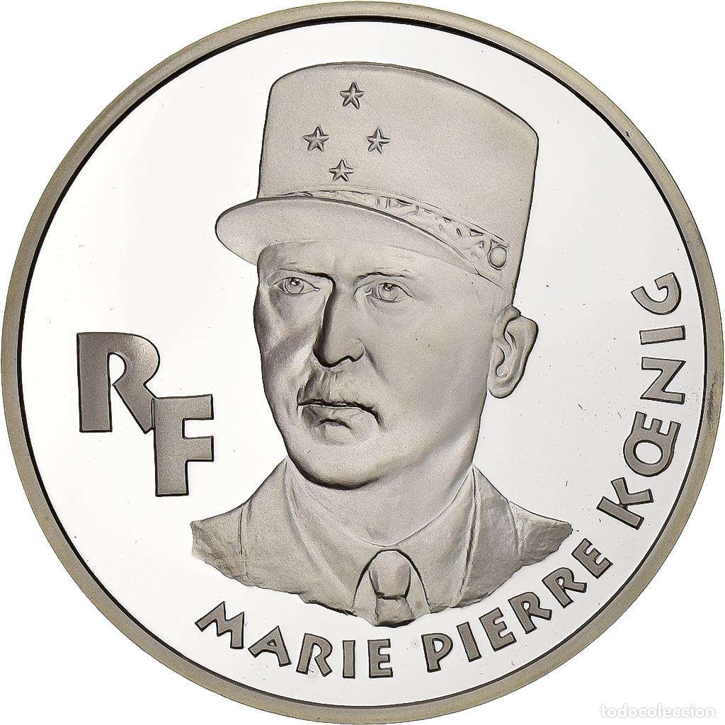 Moedas antigas da Europa: [#396180] Moneda, Francia, Koenig, 100 Francs, 1994, Proof, FDC, Plata, KM:1040