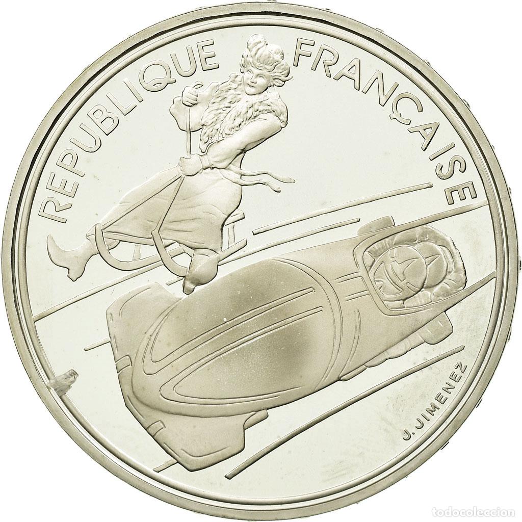 Old Coins of Europe: [#456940] Moneda, Francia, 100 Francs, 1990, Proof, SC, Plata, KM:981, Gadoury:C9