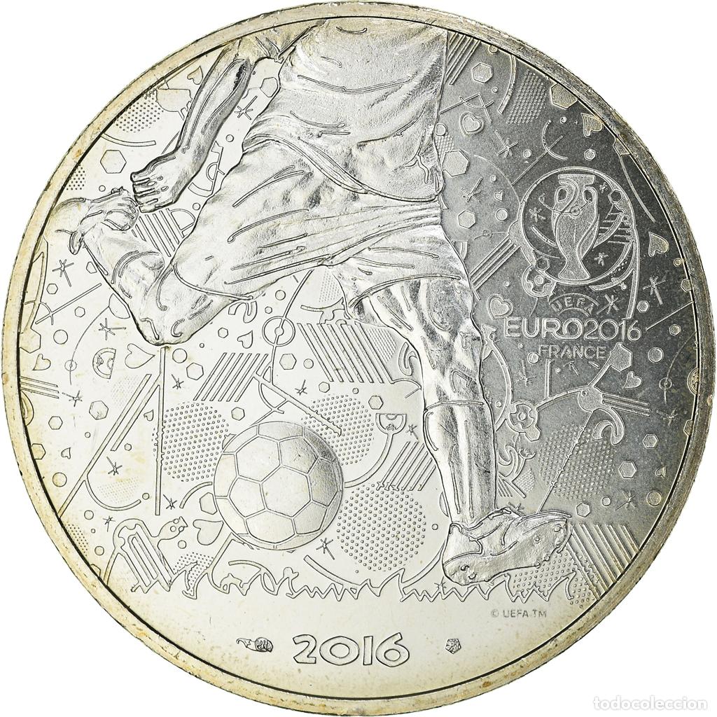 Old Coins of Europe: [#183979] Francia, Monnaie de Paris, 10 Euro, UEFA Euro 2016, 2016, Paris, Football, FDC
