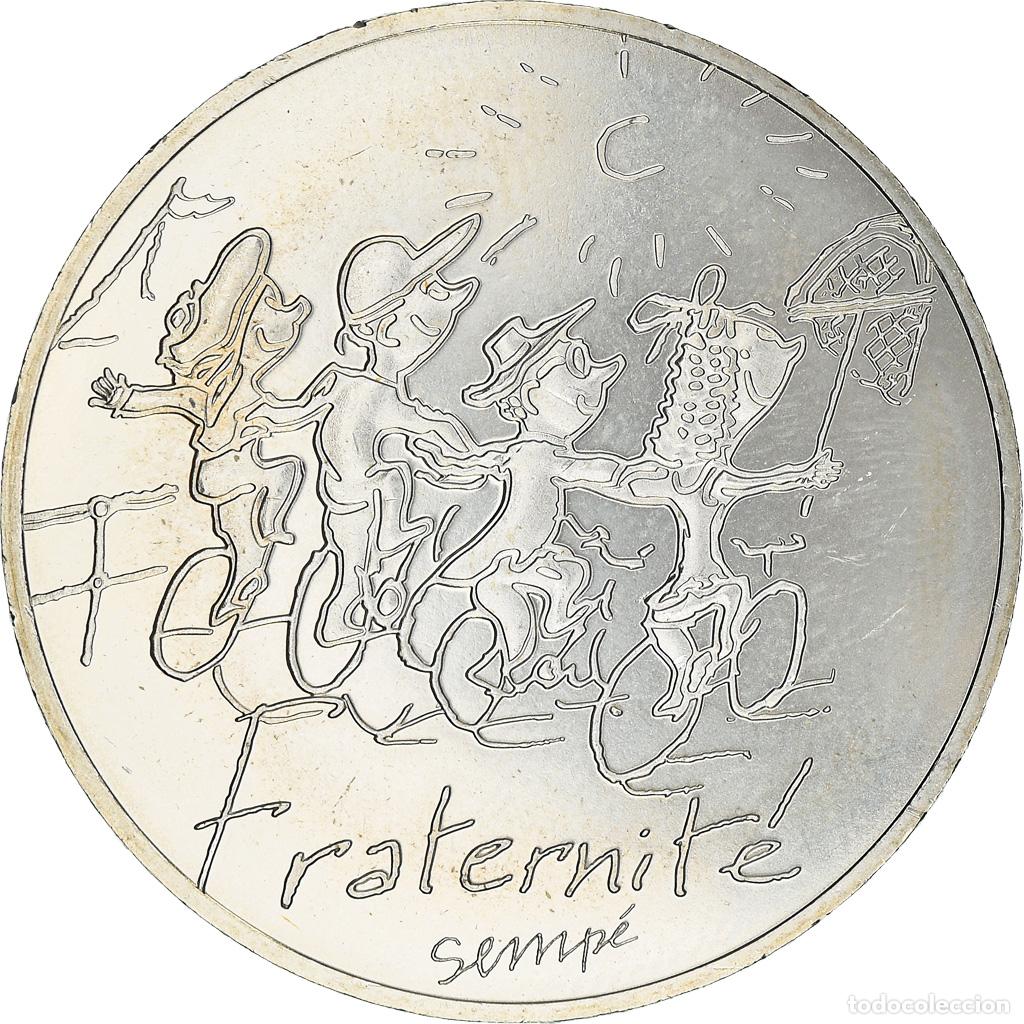Monete antiche di Europa: [#220633] Francia, 10 Euro, Fraternit&eacute;, 2014, Semp&eacute;, SC+, Plata, Gadoury:EU718