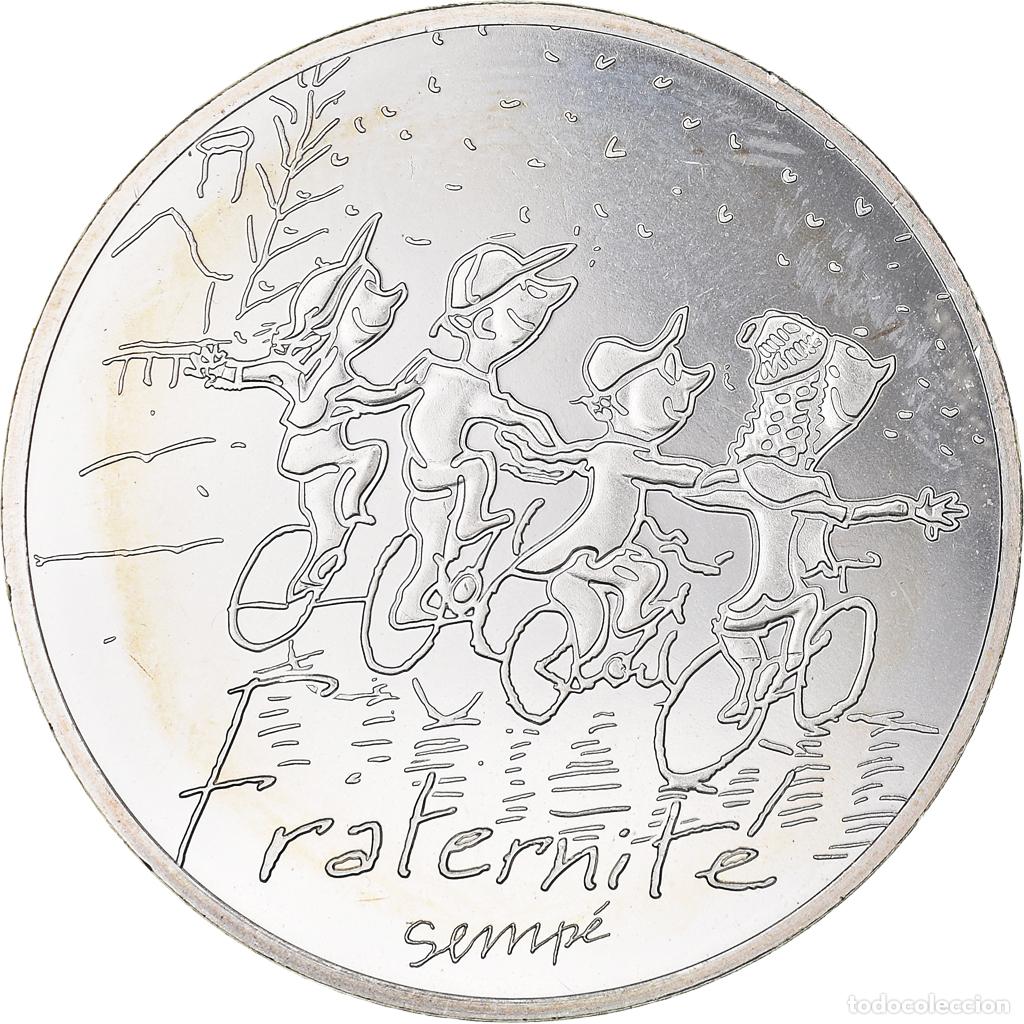 Monedas antiguas de Europa: [#184784] Francia, 10 Euro, Fraternit&eacute; Hiver Semp&eacute;, 2014, FDC, FDC, Plata, Gadoury:EU719