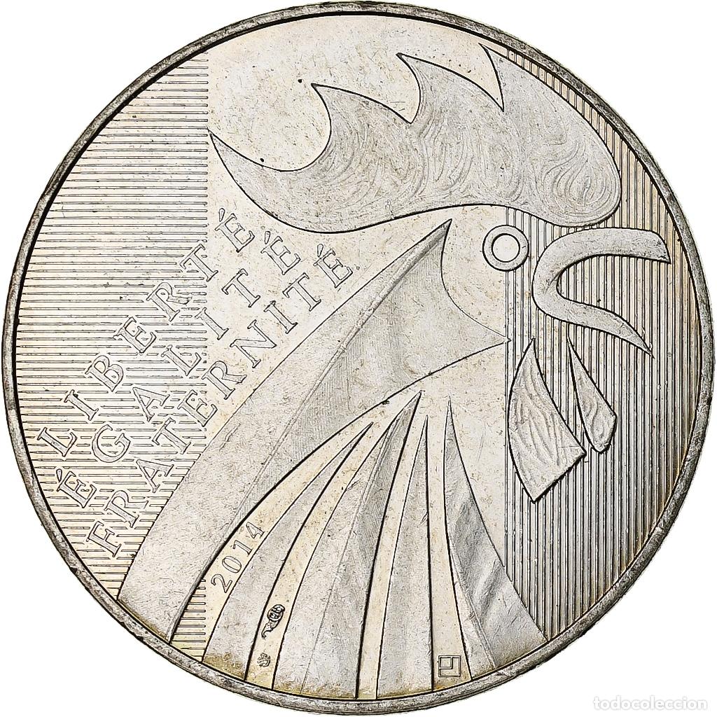 Old Coins of Europe: [#374866] Francia, 10 Euro, 2014, EBC+, Plata