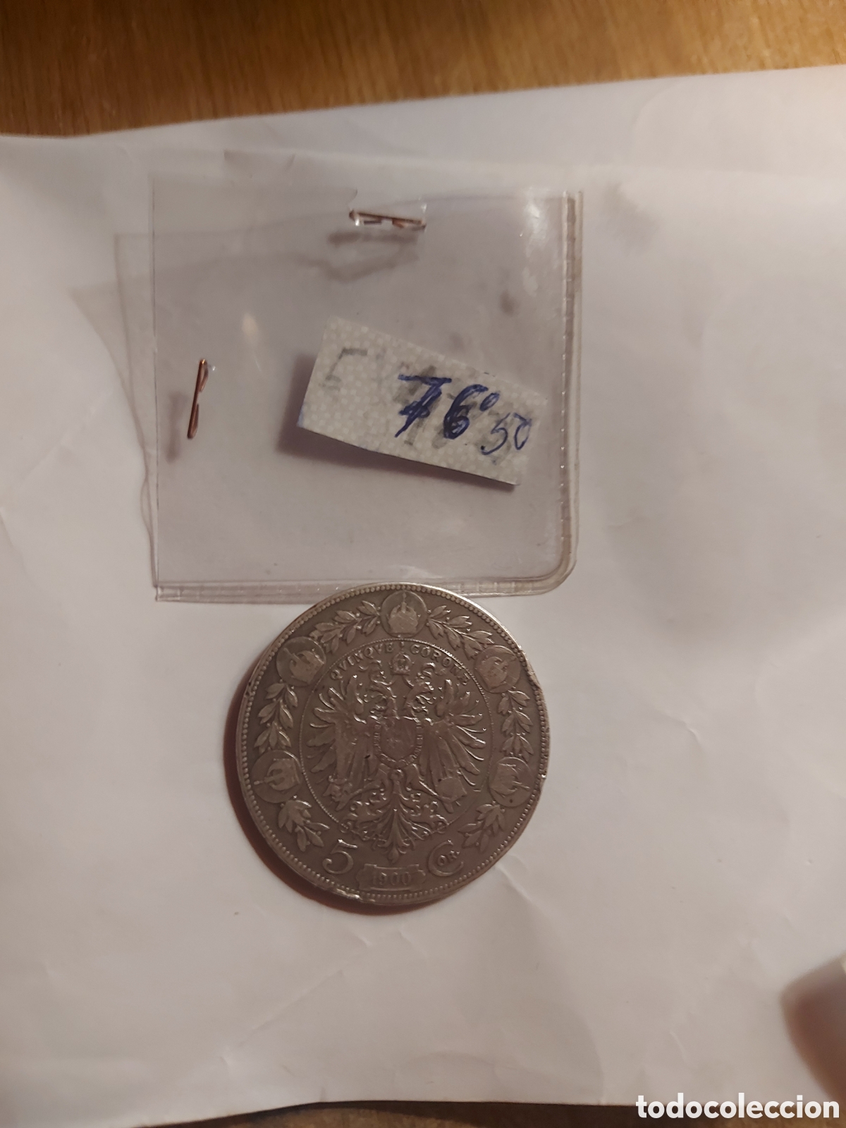 Monedas antiguas de Europa: monedade Austria5Koro - Foto 2