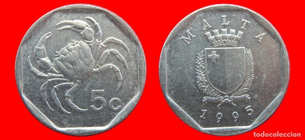 Monedas antiguas de Europa: 5 CENTIMOS 1995 MALTA-138887 - Foto 1