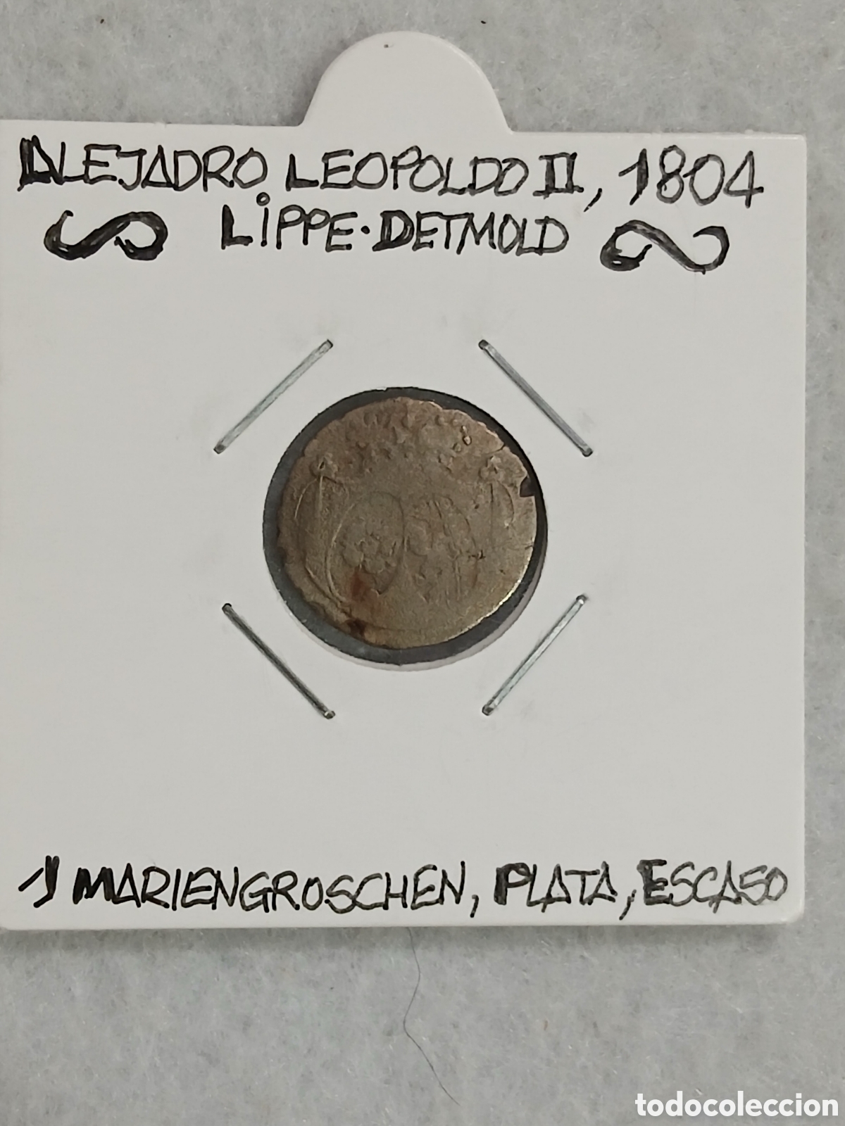 Monedas antiguas de Europa: Alejandro Leopoldo. 1 Mariengroschen. Plata. 1904. (L127)