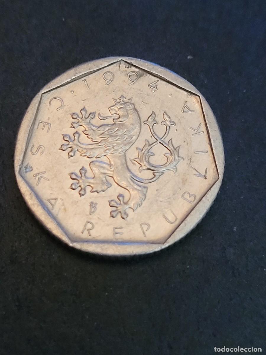 Monedas antiguas de Europa: Moneda 20 hellers 1994 ceca &rdquo;b`&rdquo; Rep&uacute;blica Checa - Foto 1
