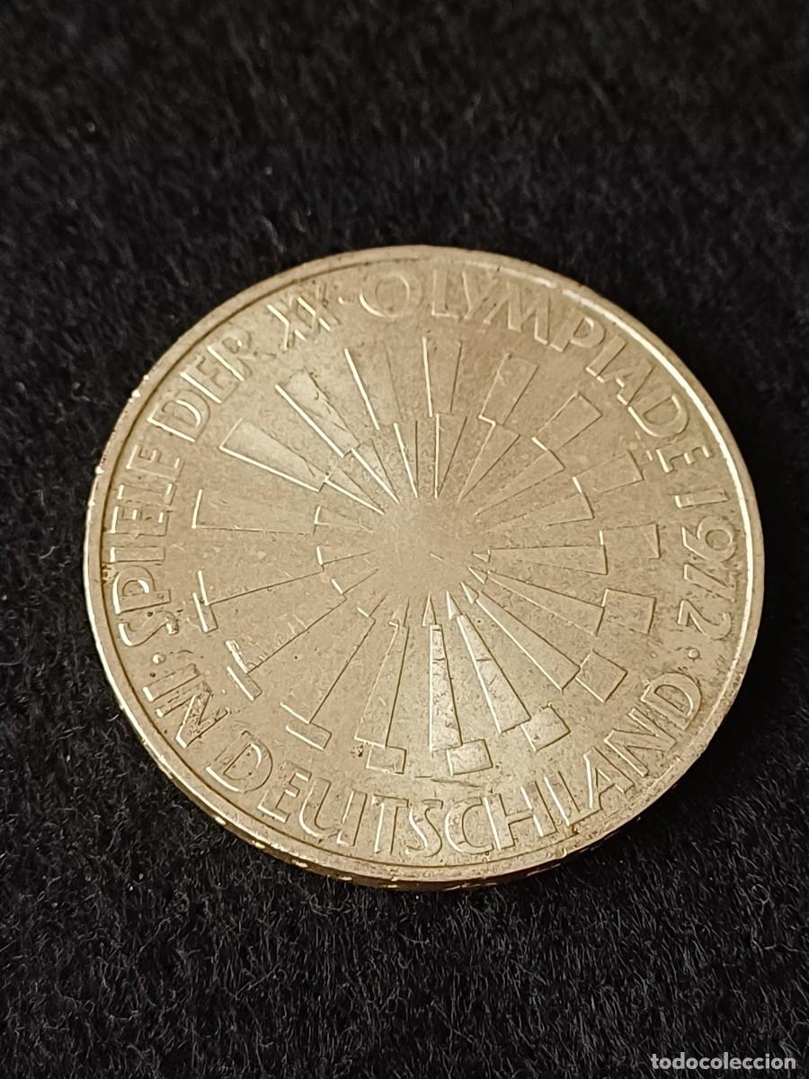 Monedas antiguas de Europa: MONEDA DE PLATA DE 10 MARCOS ALEMANIA CONMEMORATIVA DE LAS OLIMPIADAS DE MUNICH 1972