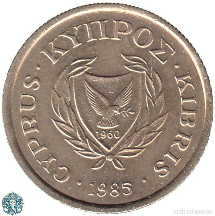 Monedas antiguas de Europa: CHIPRE 2 Centavos 1985 KM#54.2 - Foto 2