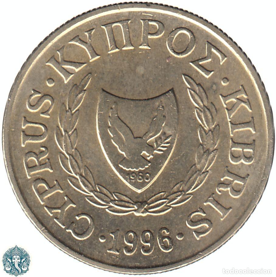 Monedas antiguas de Europa: CHIPRE 2 Centavos 1996 KM#54.3 - Foto 2