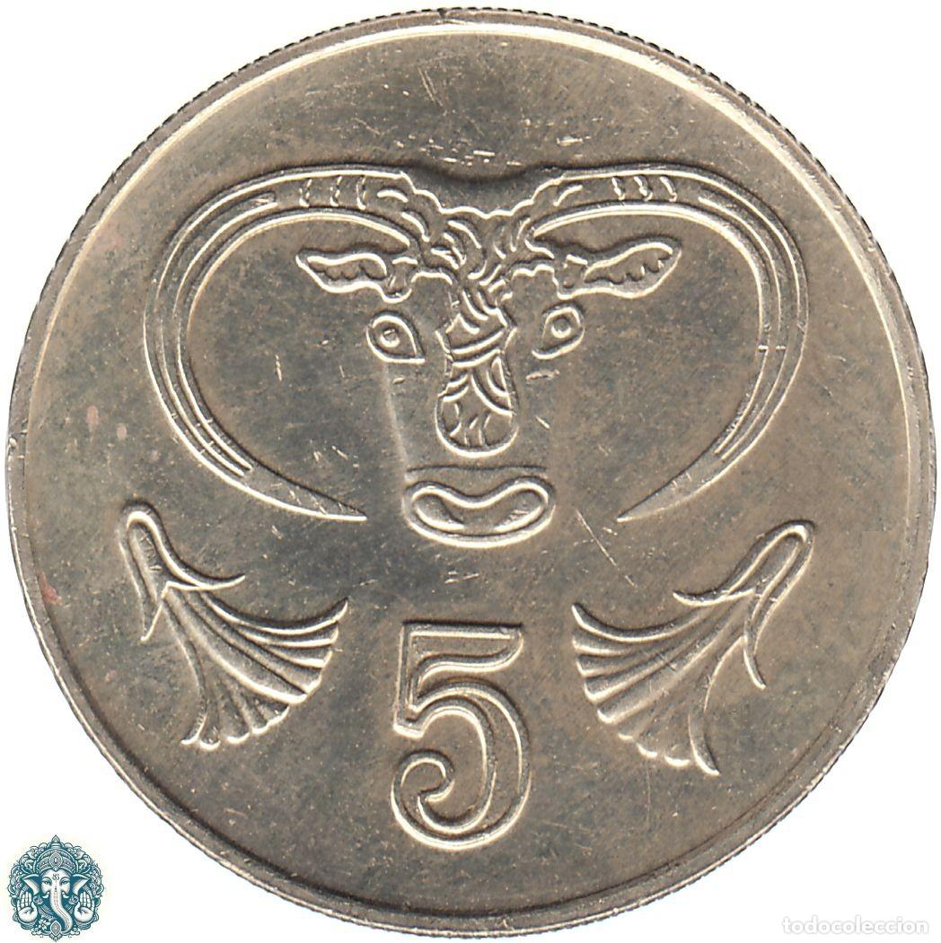 Monedas antiguas de Europa: CHIPRE 5 Centavos 1994 KM#53.3 - Foto 1