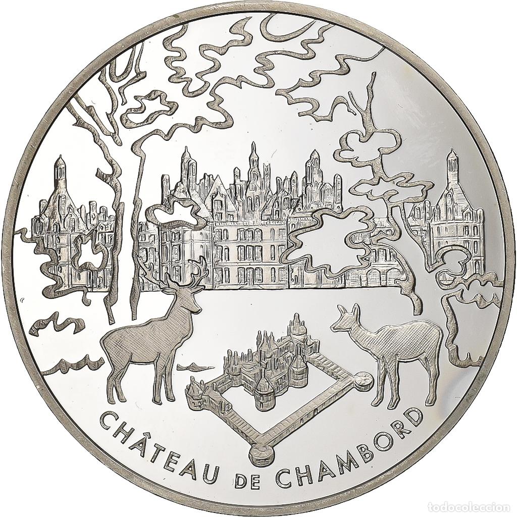 Monete antiche di Europa: [#198731] Francia, 1-1/2 Euro, Ch&acirc;teau de Chambord, 2003, Paris, Plata, SC, KM:1355