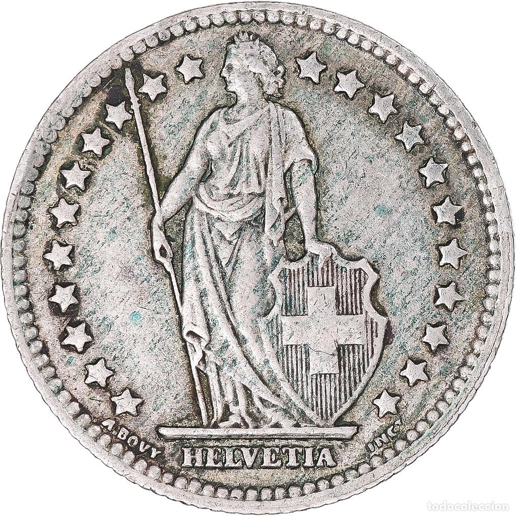 Moedas antigas da Europa: [#343152] Moneda, Suiza, Franc, 1943, Bern, MBC, Plata, KM:24