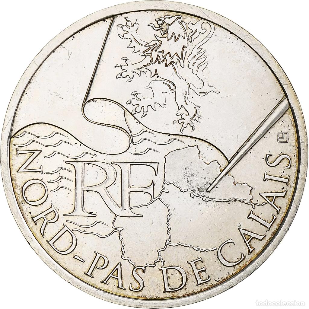 Moedas antigas da Europa: [#375723] Francia, 10 Euro, Nord-Pas de Calais, 2010, Paris, FDC, Plata, Gadoury:EU399