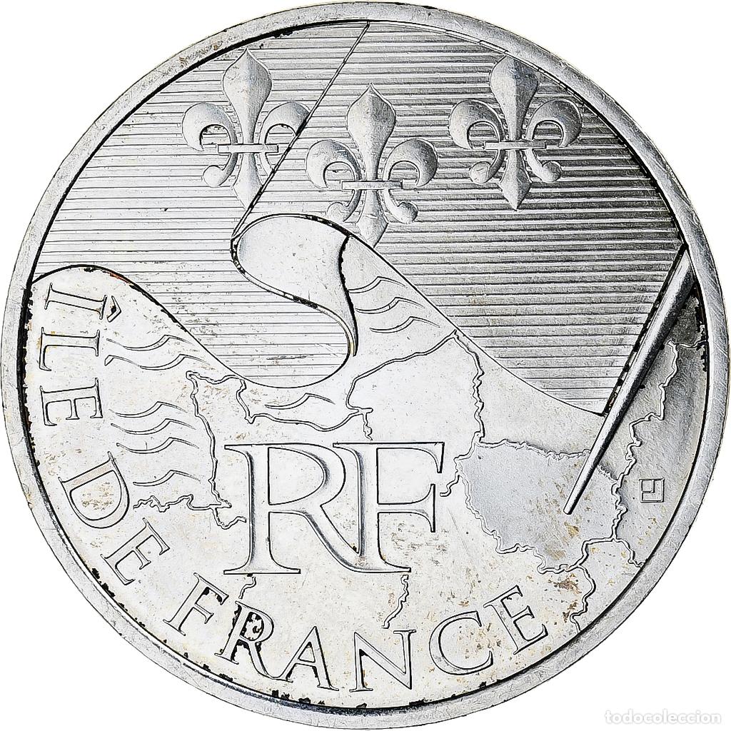 Moedas antigas da Europa: [#375273] Francia, 10 Euro, Ile de France, 2010, Paris, SC+, Plata, KM:1657