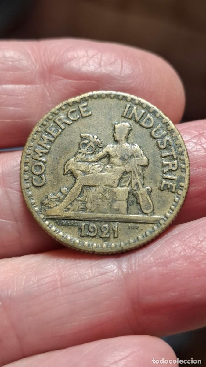 Alte M&uuml;nzen aus Europa: MONEDA DE FRANCIA DE 2 FRANCOS DE 1921 ESCASA