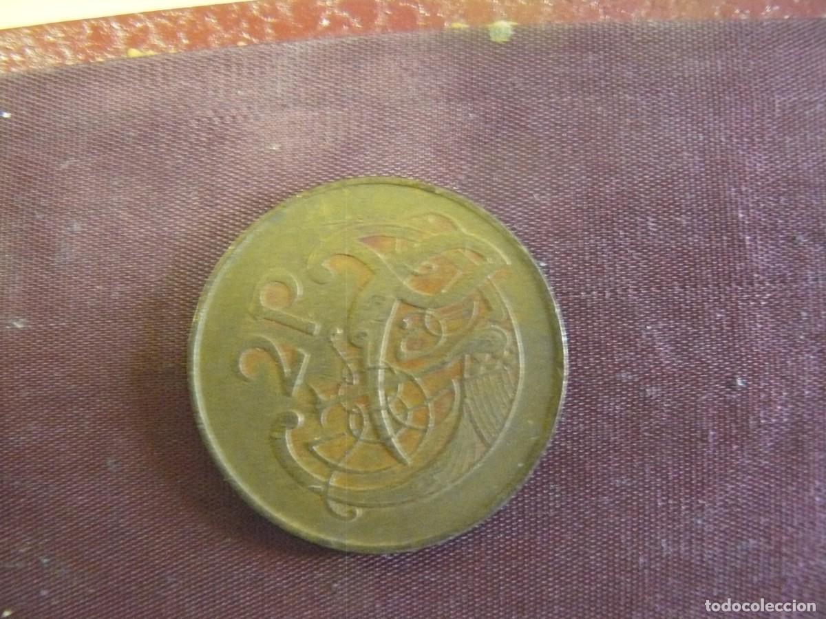 Monedas antiguas de Europa: Moneda de Eire 2 Penny 1971 - Foto 2