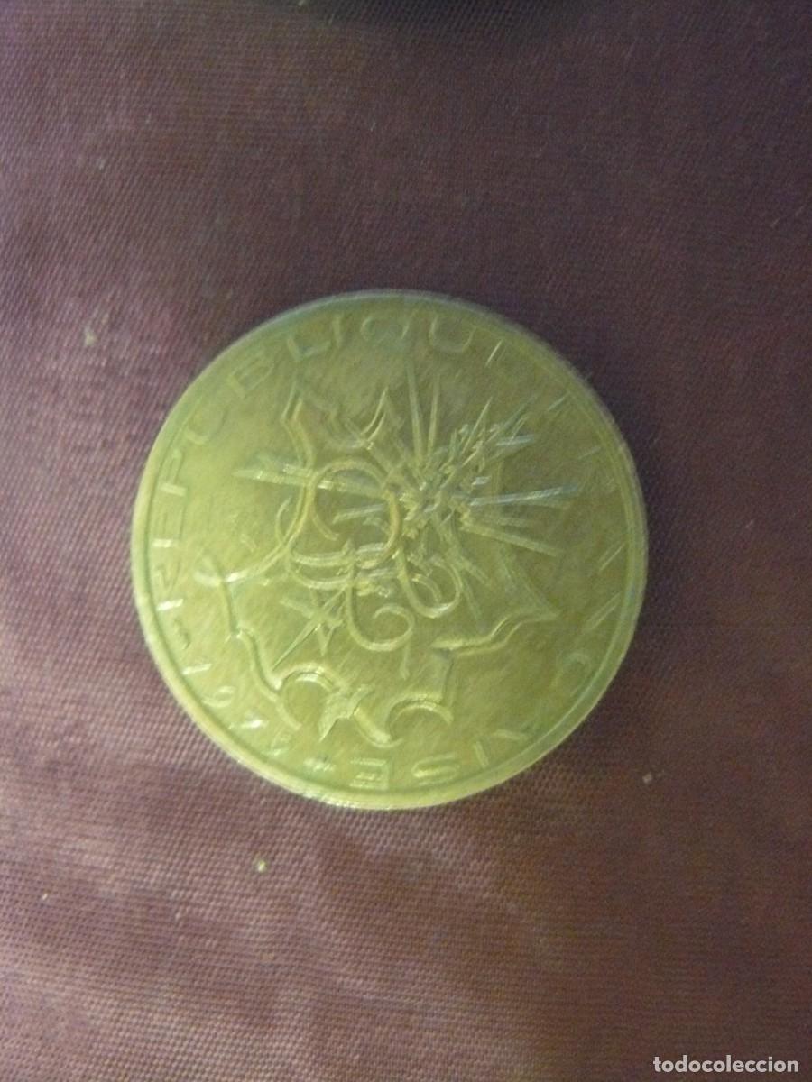 Moedas antigas da Europa: Moneda de Francia 10 Francos 1979