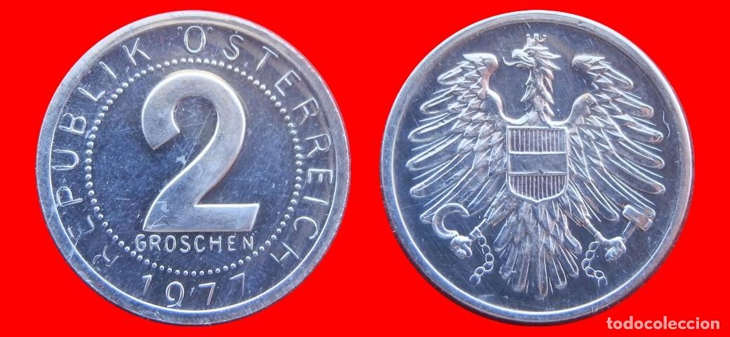 Monedas antiguas de Europa: 2 GROSCHEN 1977 SIN CIRCULAR-FDC AUSTRIA-8674SC