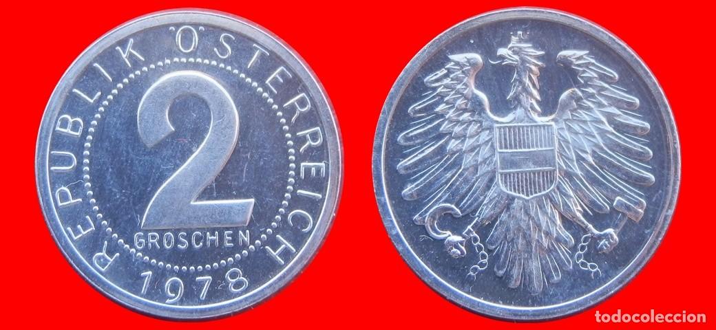 Monedas antiguas de Europa: 2 GROSCHEN 1978 SIN CIRCULAR-FDC AUSTRIA-8675SC