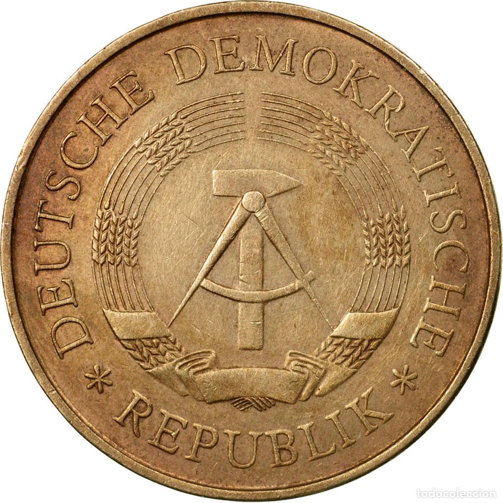 Monete antiche di Europa: [#532218] Moneda, REP&Uacute;BLICA DEMOCR&Aacute;TICA ALEMANA, 5 Mark, 1969, Berlin, MBC, N&iacute;quel -