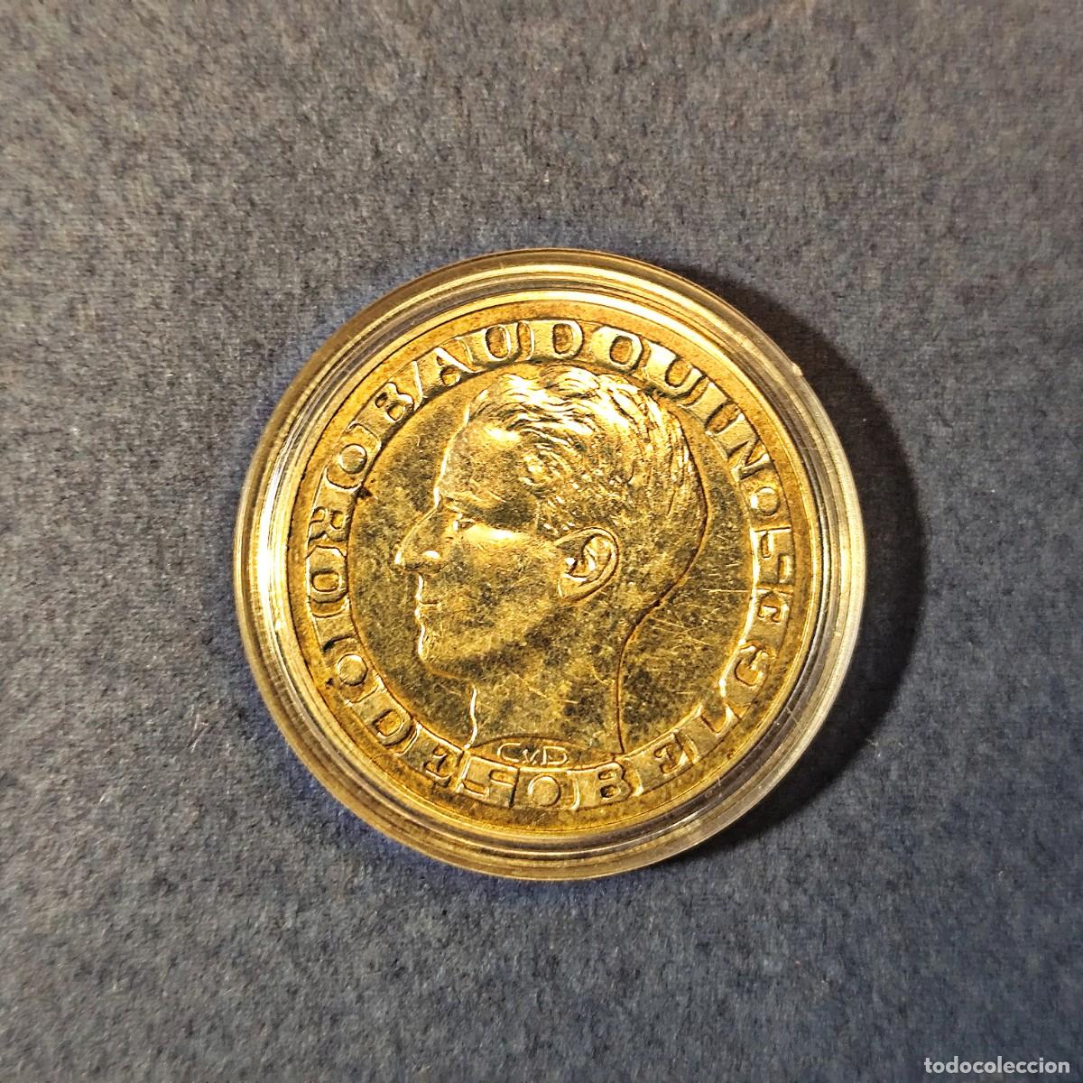 Monedas antiguas de Europa: 50 FRANCOS DE PLATA REY BALDUINO BELGICA DE 1958 TEXTO EN Flamenco. SIN CIRCULAR
