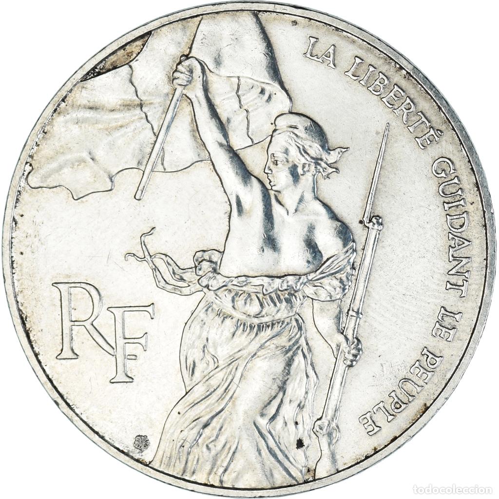 Monedas antiguas de Europa: [#1111113] Moneda, Francia, Libert&eacute; guidant le peuple, 100 Francs, 1993, EBC, Plata