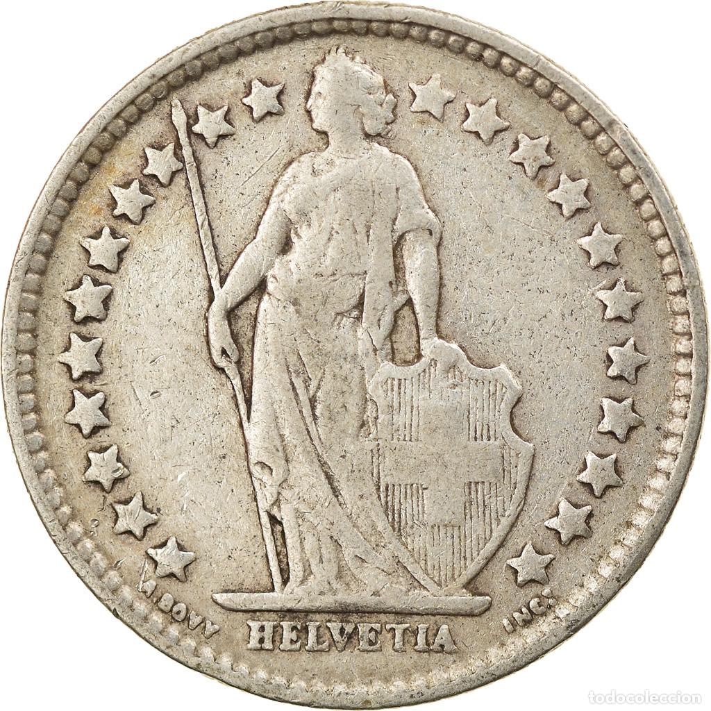 Moedas antigas da Europa: [#370336] Moneda, Suiza, 1/2 Franc, 1920, Bern, BC+, Plata, KM:23