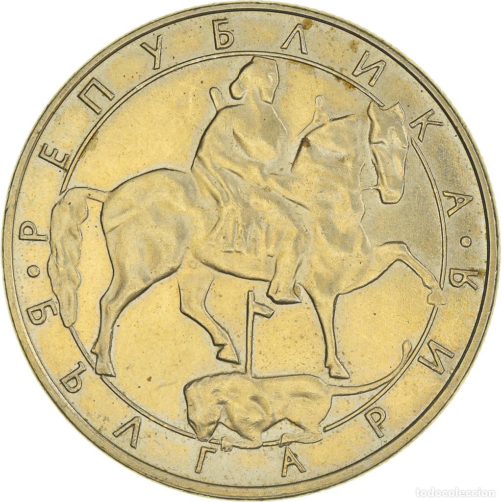 Old Coins of Europe: [#952660] Moneda, Bulgaria, 10 Leva, 1992, MBC, Cobre - n&iacute;quel - cinc, KM:205