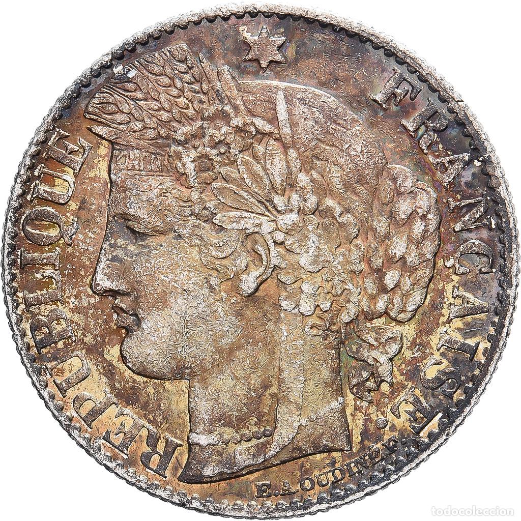 Monete antiche di Europa: [#1508911] Francia, 50 Centimes, C&eacute;r&egrave;s, 18-- (1896), Paris, Specimen, Plata, MBC+
