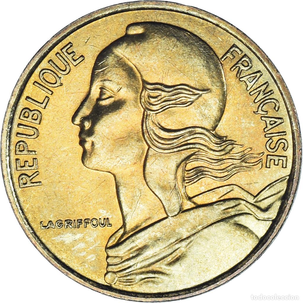Moedas antigas da Europa: [#1142547] Moneda, Francia, Marianne, 5 Centimes, 1992, Paris, SC, Aluminio - bronce