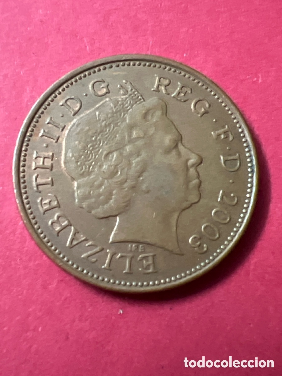 Monnaies anciennes de Europe: C850. moneda Inglaterra TWO PENCE 2003
