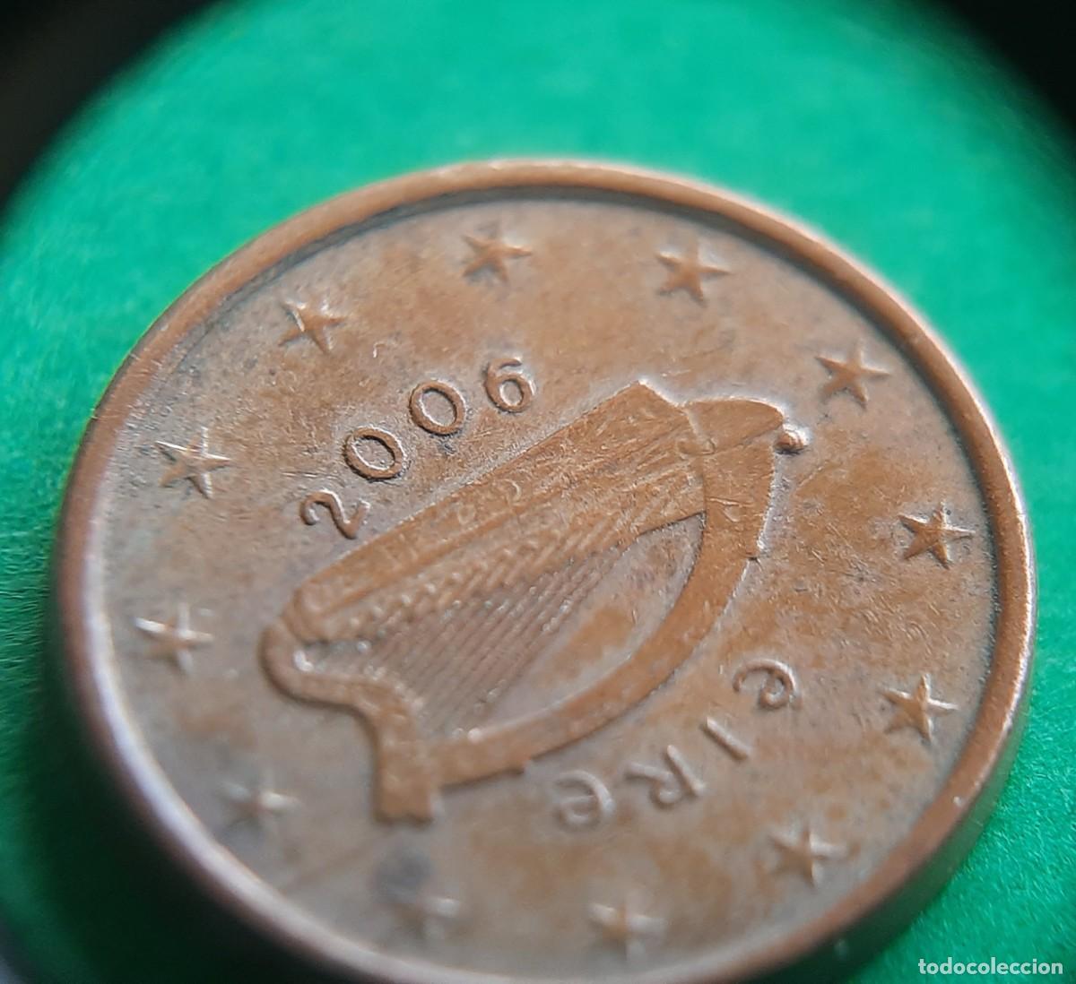 Monedas antiguas de Europa: (ERROR-IRLANDA)(2006) 1 C&Eacute;NTIMO CON ERROR. EXCESO DE METAL - Foto 12
