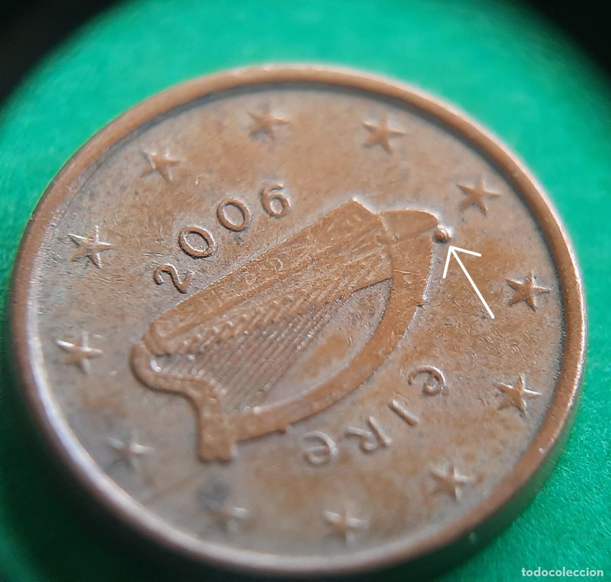 Monedas antiguas de Europa: (ERROR-IRLANDA)(2006) 1 C&Eacute;NTIMO CON ERROR. EXCESO DE METAL - Foto 13