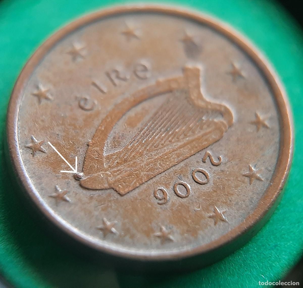 Monedas antiguas de Europa: (ERROR-IRLANDA)(2006) 1 C&Eacute;NTIMO CON ERROR. EXCESO DE METAL - Foto 15
