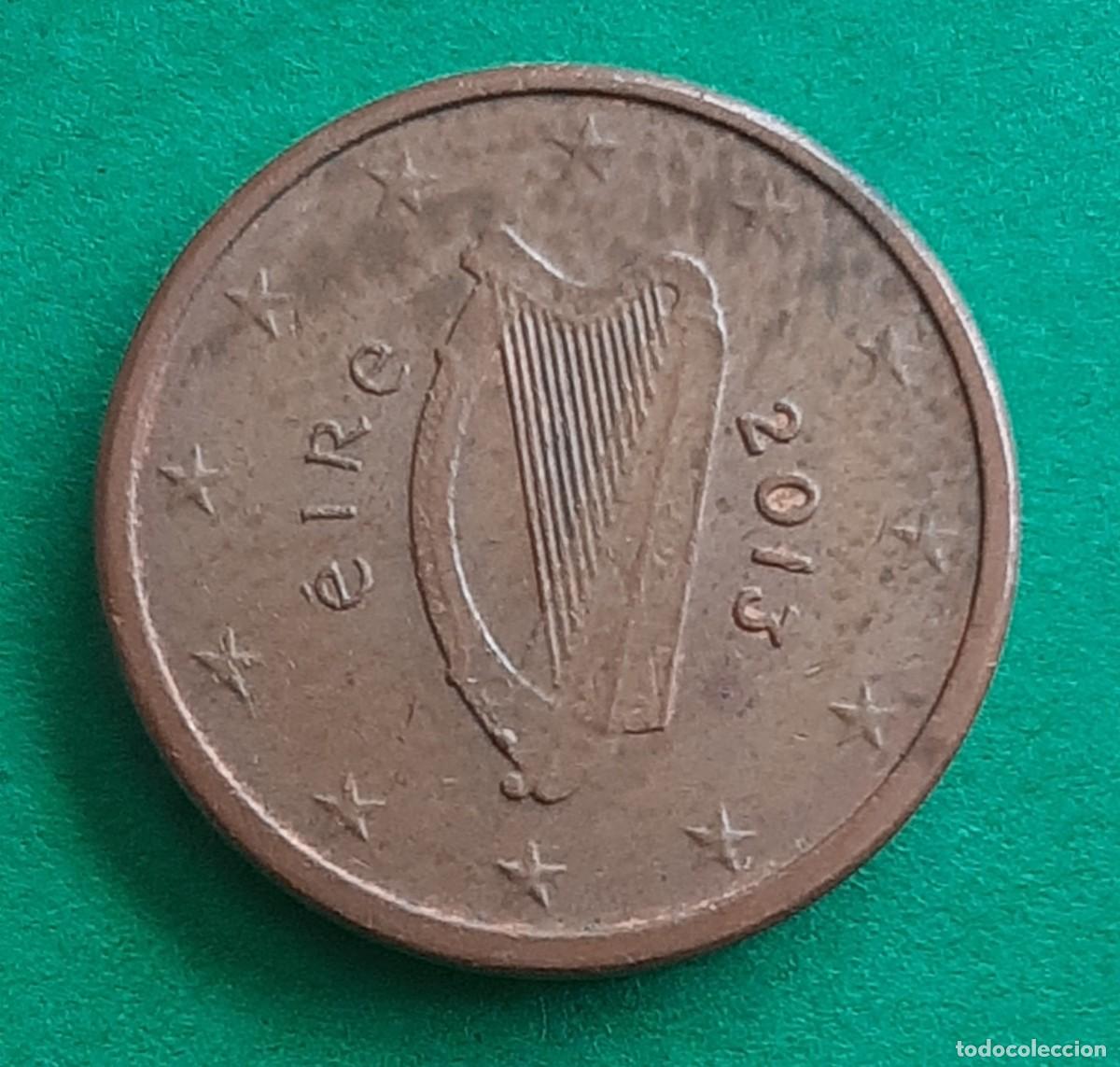 Monedas antiguas de Europa: (ERROR-IRLANDA)(2013) 1 C&Eacute;NTIMO CON ERROR. EXCESO DE METAL - Foto 8