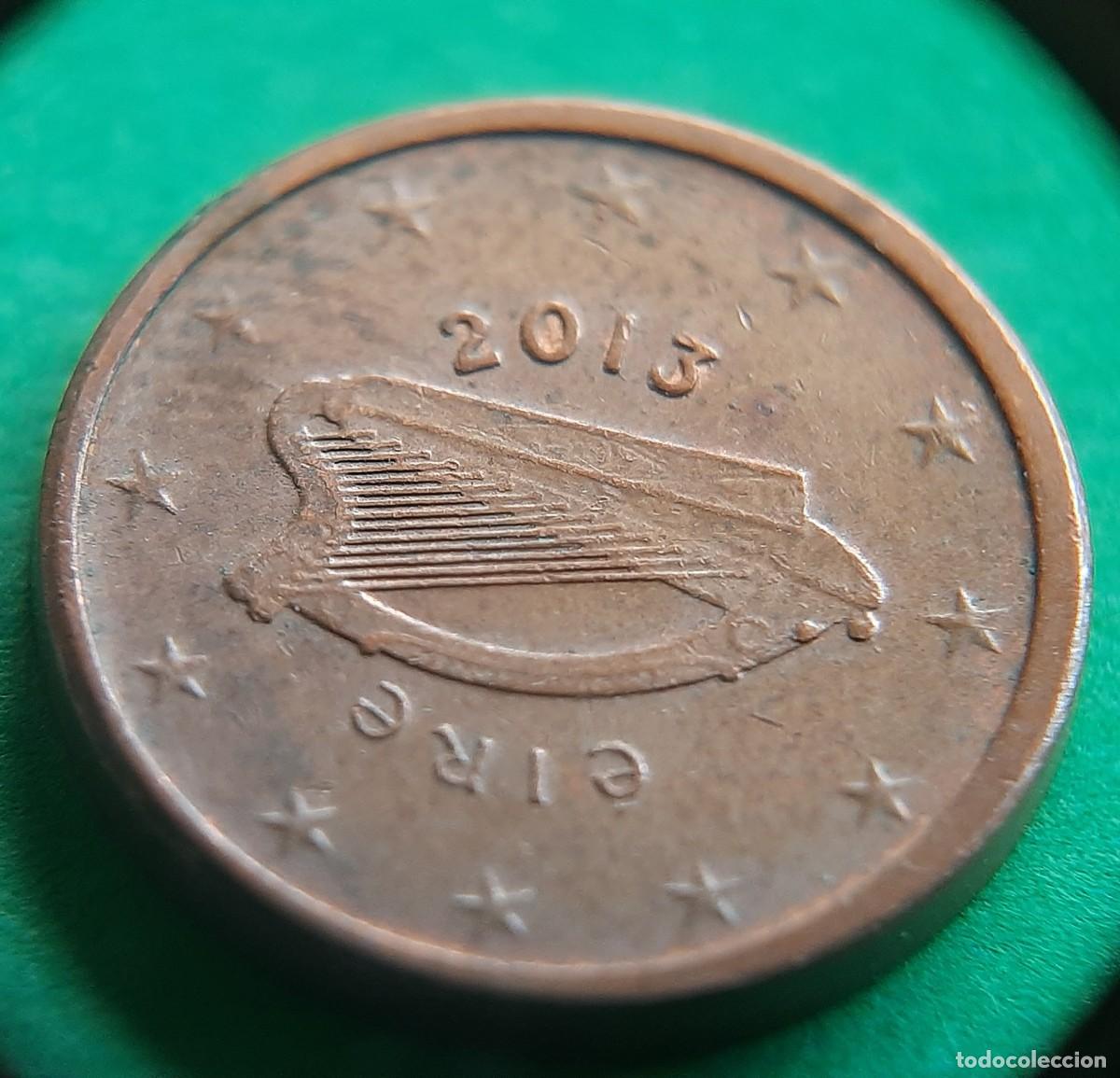 Monedas antiguas de Europa: (ERROR-IRLANDA)(2013) 1 C&Eacute;NTIMO CON ERROR. EXCESO DE METAL - Foto 11