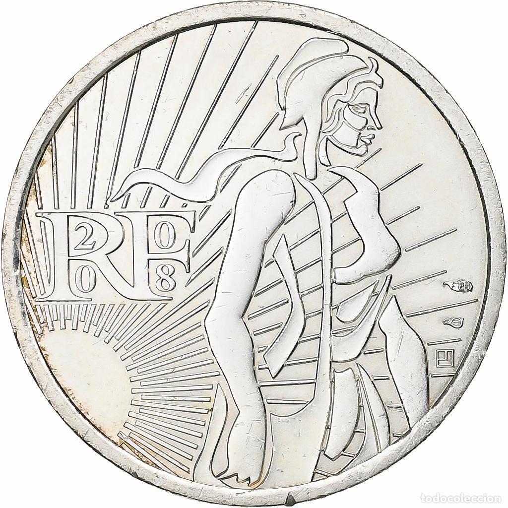 Monete antiche di Europa: [#1166416] Francia, 5 Euro, Semeuse, 2008, Paris, Plata, EBC