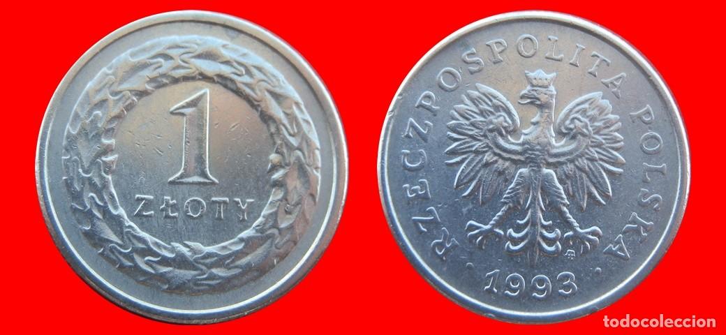 Old Coins of Europe: 1 ZLOTY 1993 POLONIA-139319