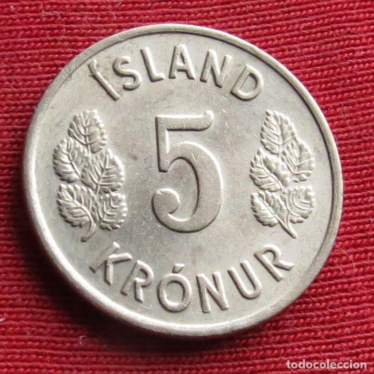 Moedas antigas da Europa: Islandia 5 kronur 1978 iceland