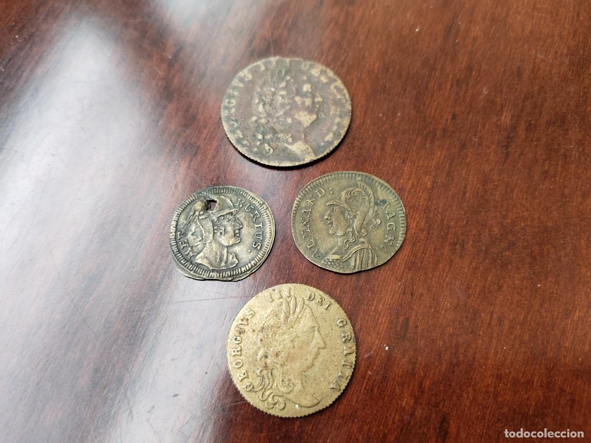 Old Coins of Europe: 4 jetones y similares.