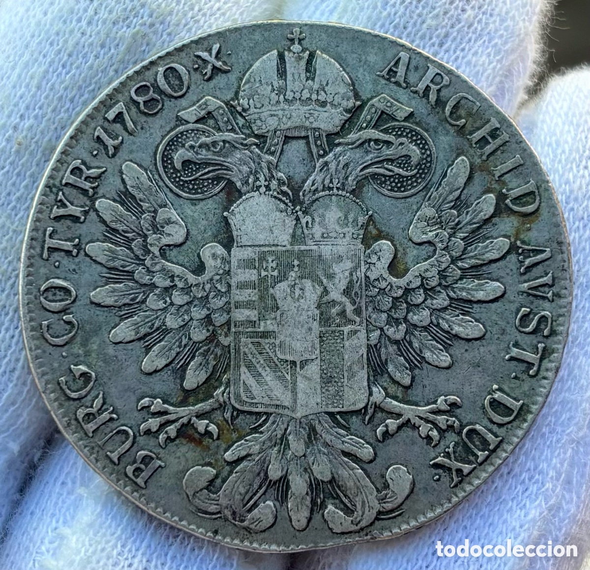 Monedas antiguas de Europa: Moneda PLATA AUSTRIA 1 Thaler 1780 Mar&iacute;a Theresa
