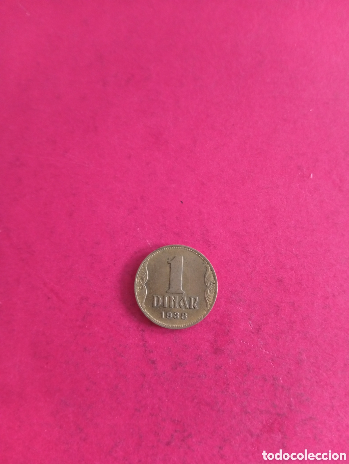 Monedas antiguas de Europa: 1 dinar de Yugoslavia 1938