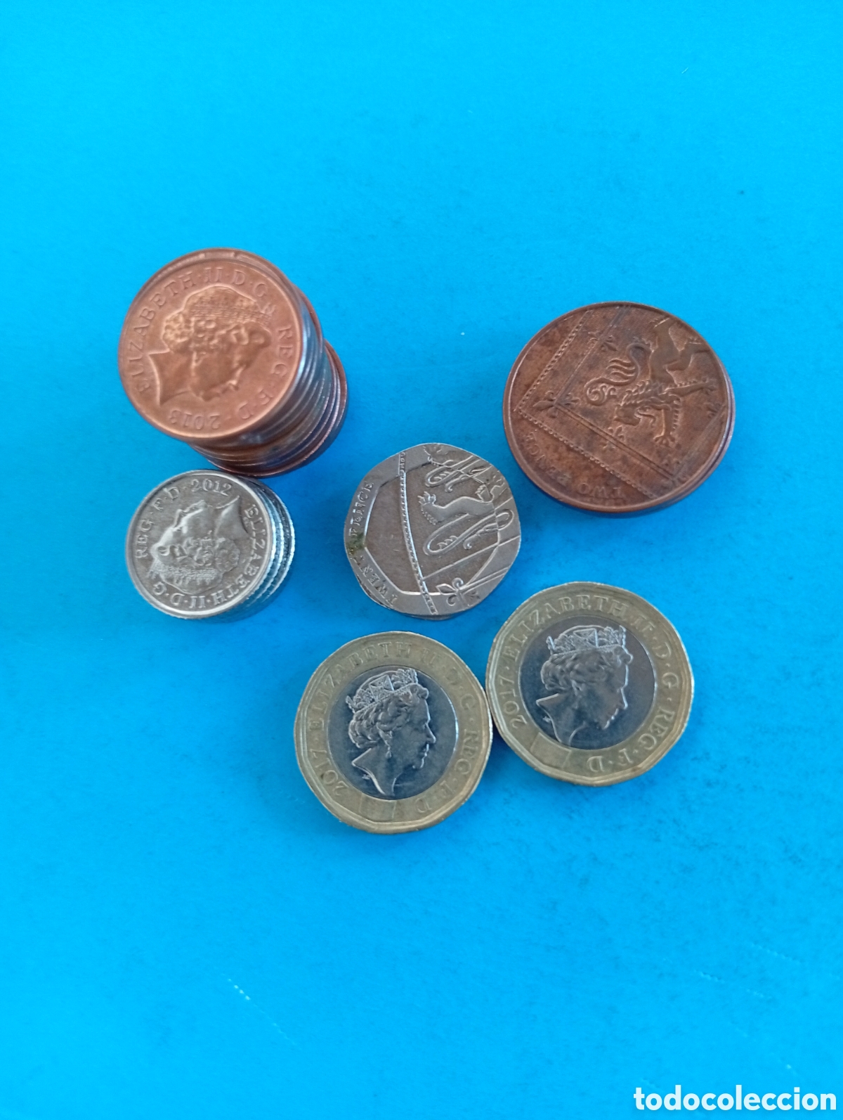 Monedas antiguas de Europa: 2,85 libras de Gran Breta&ntilde;a