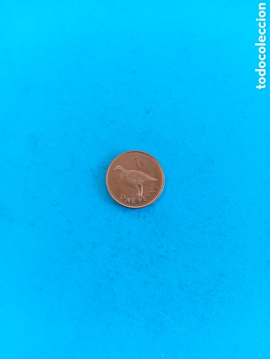 Monedas antiguas de Europa: 1 penique de Gibraltar 2012