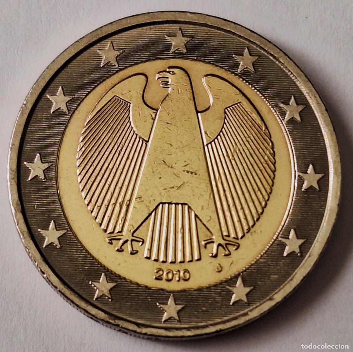 Monete antiche di Europa: ALEMANIA - MONEDA DE 2 EUROS DEL A&Ntilde;O 2010 - CECA &rdquo; J &rdquo; - BIEN CONSERVADA