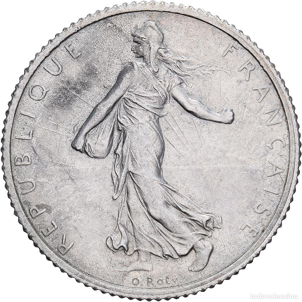 Moedas antigas da Europa: [#1527313] Francia, Franc, Semeuse, 1915, Paris, Plata, EBC, Gadoury:467, KM:844.1